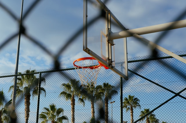 Basketball court sports fence guide